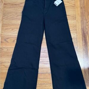 MOTHER Black Flare Jeans